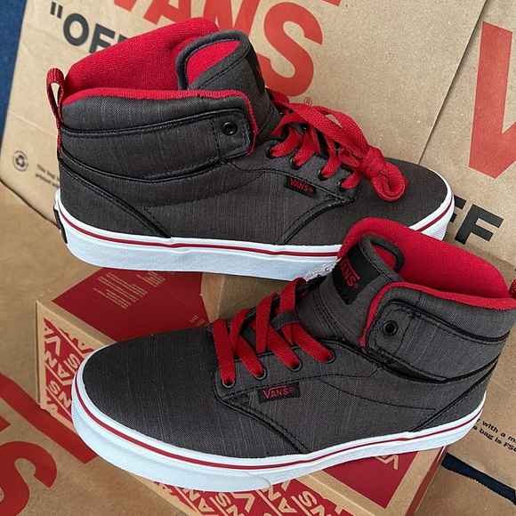Vans Atwood Textile Black/Chili Pepper/White WMNS - Picture 11 of 16